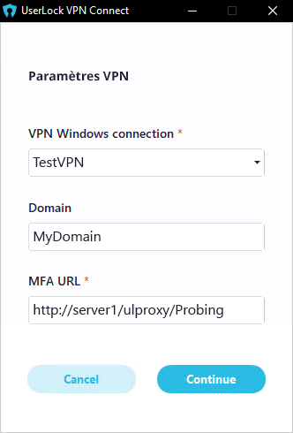 UserLock VPN Connect